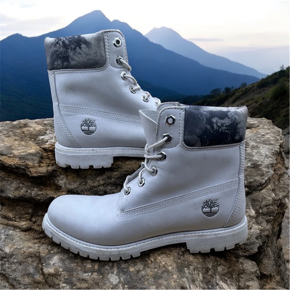 Limited Edition Timberland Climate Pack Premium White Nubuck size 9